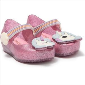 Mini Melissa ultragirl unicorn water resistant Mary jane comfy sandal size 7